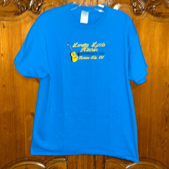 Gildan Tops - Loretta Lynn’s Kitchen Turquoise Tee